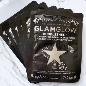 NEW 6-Piece GlamGlow Bubble Face Sheet Mask Bundle